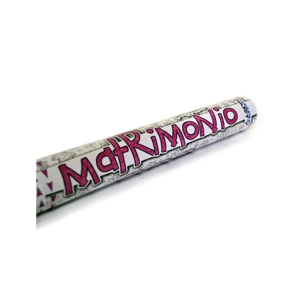 CONFEZIONE 12 PEZZI SPARACORIANDOLI MATRIMONIO MATRIMONI 60 CM PARTY POPPER - TrAdE Shop Traesio
