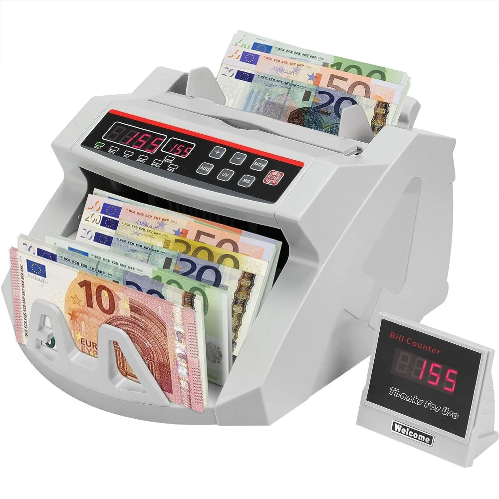 MACCHINA CONTABANCONOTE E RILEVATORE PROFESSIONALE VERIFICA BANCONOTE FALSEE 999 - TrAdE Shop Traesio