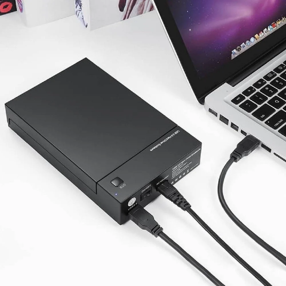 CONTENITORE PORTA HARD DISK PER DISCO RIGIDO 2.5”/3.5” Q-YS300 GEN2 SATA USB 3.0