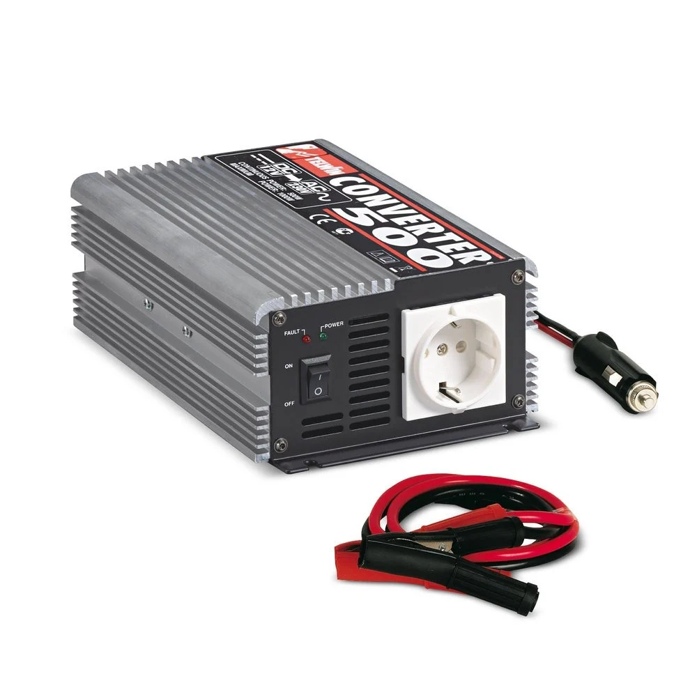 CONVERTITORE ELETTRICO CORRENTE TELWIN INVERTER CONVERTER 12V/220V 500W 829446 - Telwin ®