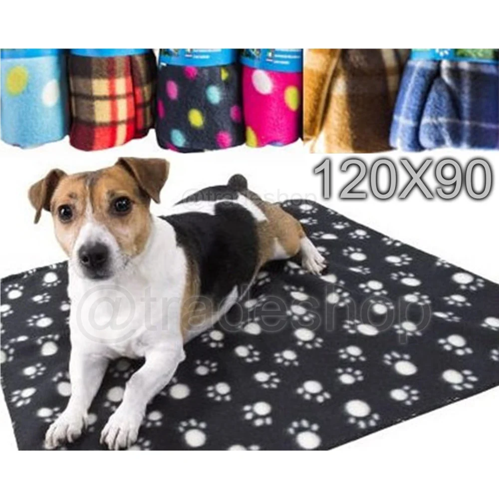 COPERTA PLAID IN PILE COPRI DIVANO O COPRISEDILE PER CANI E GATTI PAW 90 X 120 - TrAdE Shop Traesio