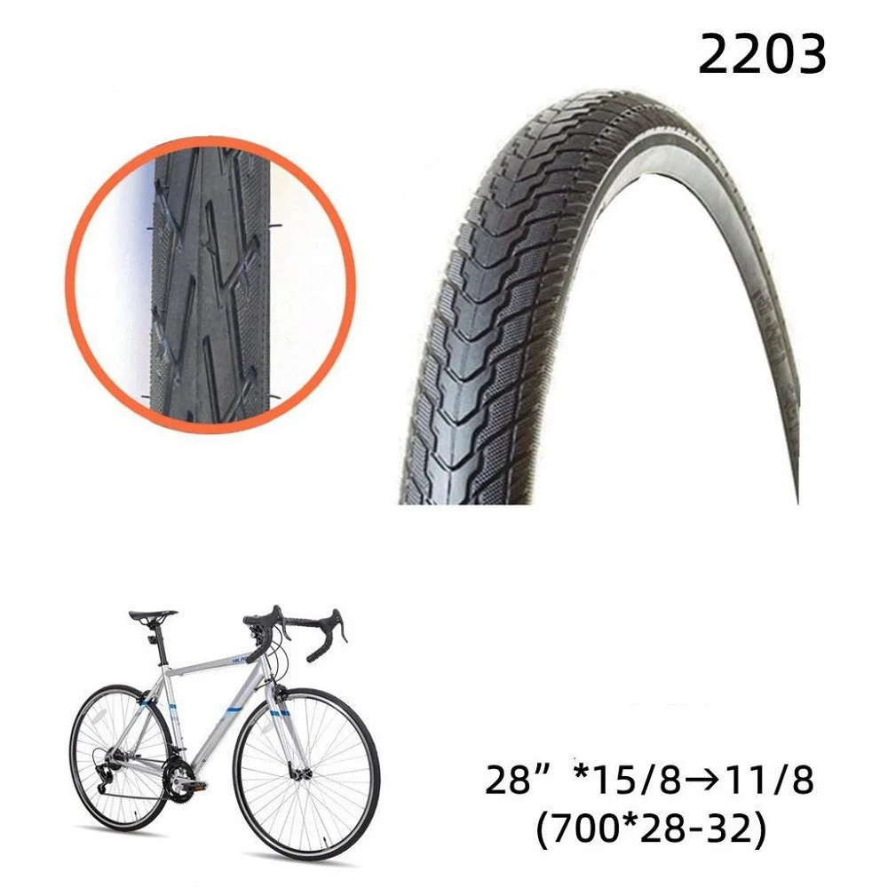 COPERTONE COPERTURA RUOTA PNEUMATICO BICI 28" X 1 5/8 - 1 1/8 700 X 28-32 2203