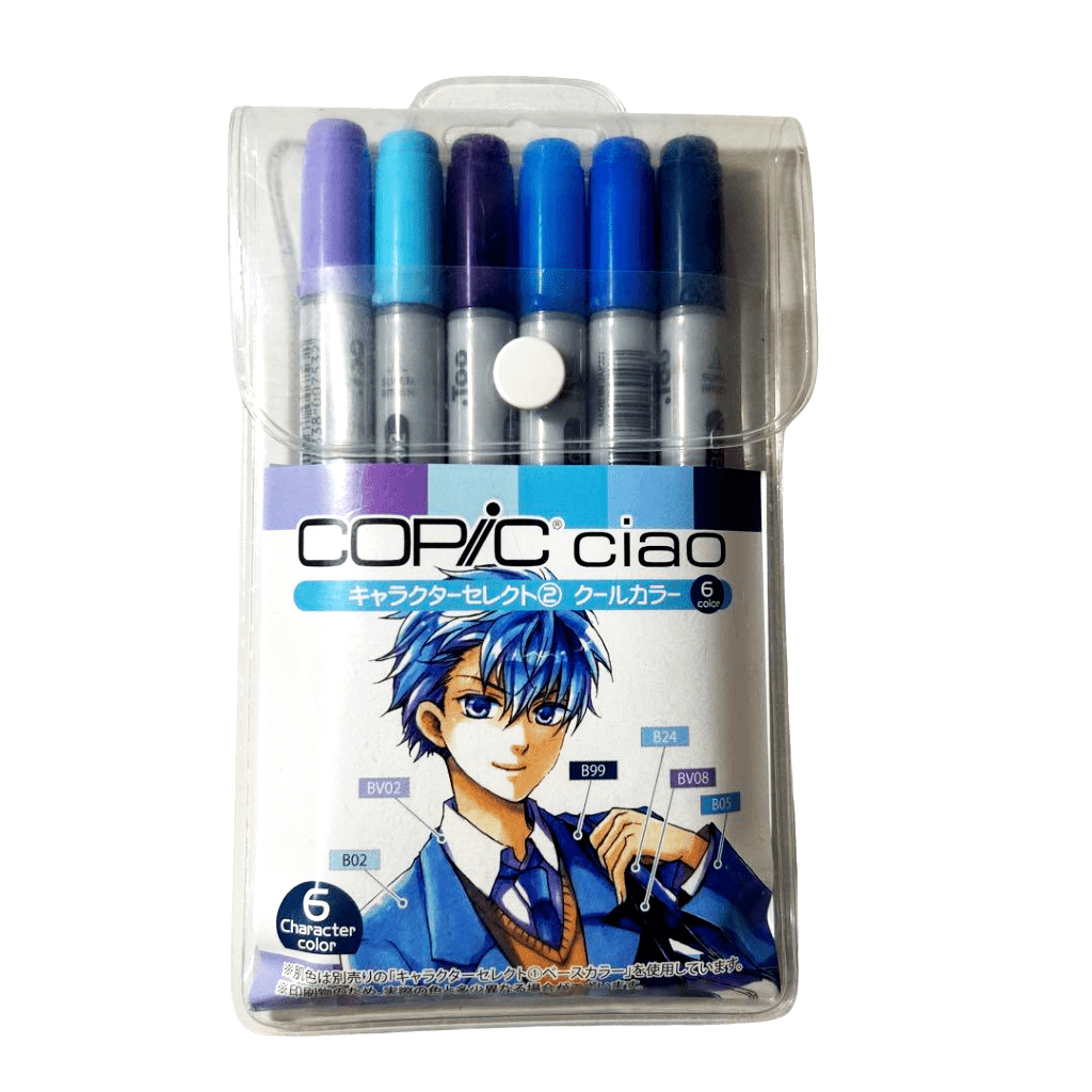 Copic Ciao 6-pack Character Select 2 Cool Color