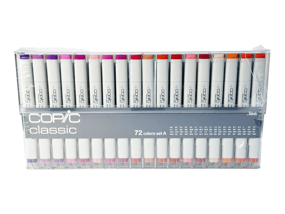 Copic Classic Set A 72 Colori Marker Artisti Professionisti 72 Colori