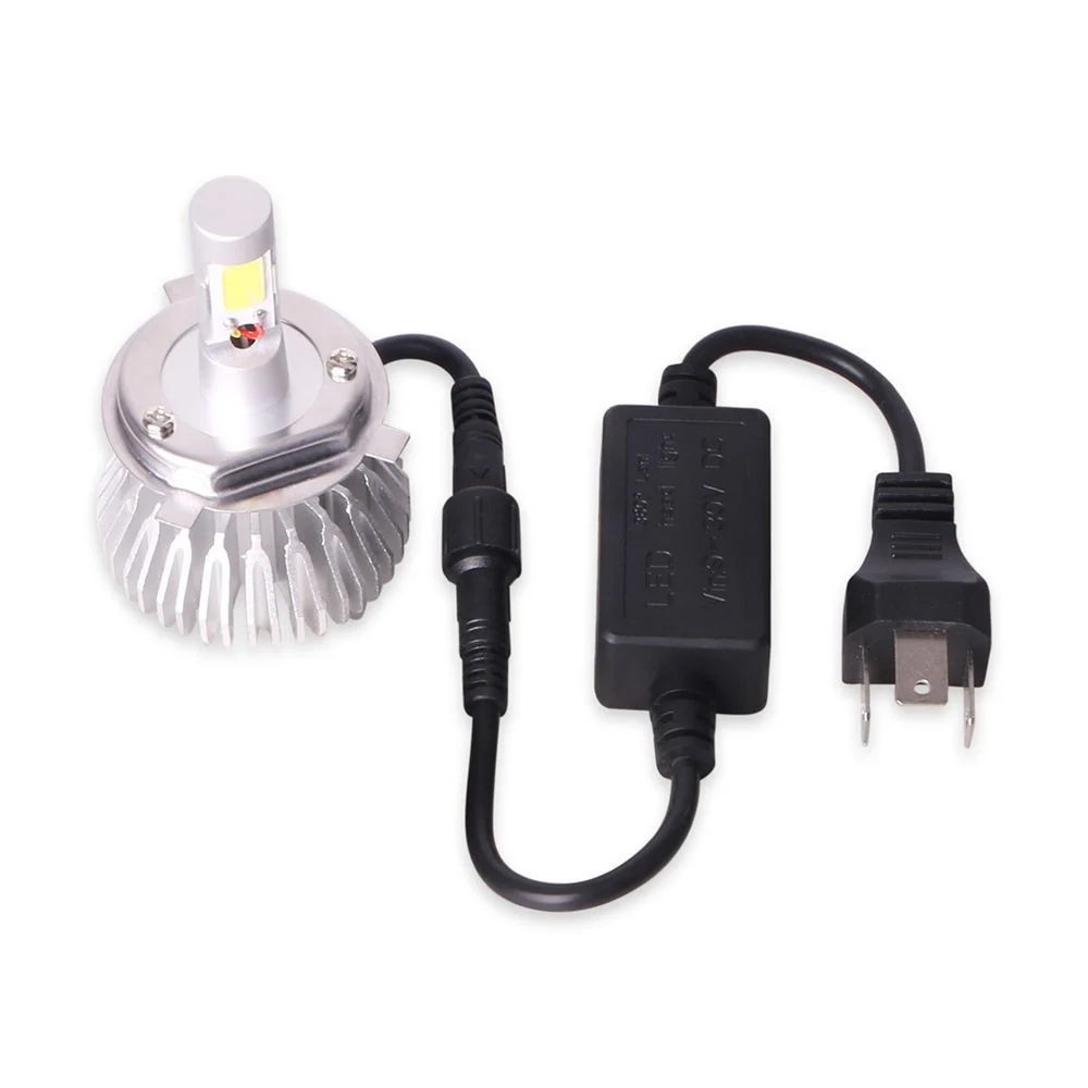 COPPIA LAMPADE FARI RICAMBIO AUTO LED 3HL H4 ALTA LUMINOSITA' BIANCO FREDDO 40W - TrAdE Shop Traesio