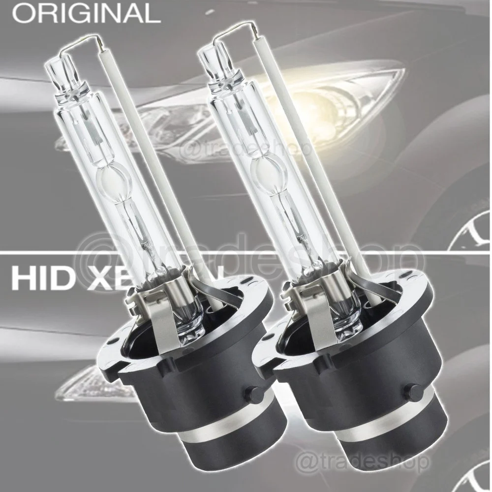 COPPIA LAMPADE FARI XENON D2S 6000 K RICAMBI XENO LAMPADINE AUDI MERCEDES VW 35W - TrAdE Shop Traesio