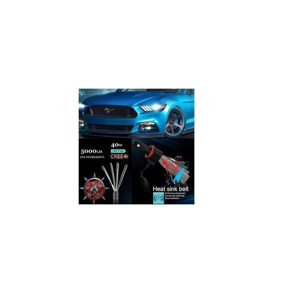 COPPIA LAMPADE LED PER FARI AUTO H11 RICAMBIO 2 5HL ALTA LUMINOSITA' LUCE FREDDA - TrAdE Shop Traesio
