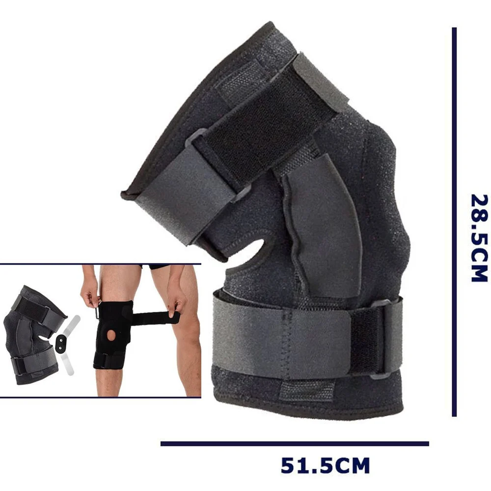 COPPIA SUPPORTO CON STECCHE TUTORE DOPPIO PER GINOCCHIO TENDINE ROTULEO ATLETI - TrAdE Shop Traesio