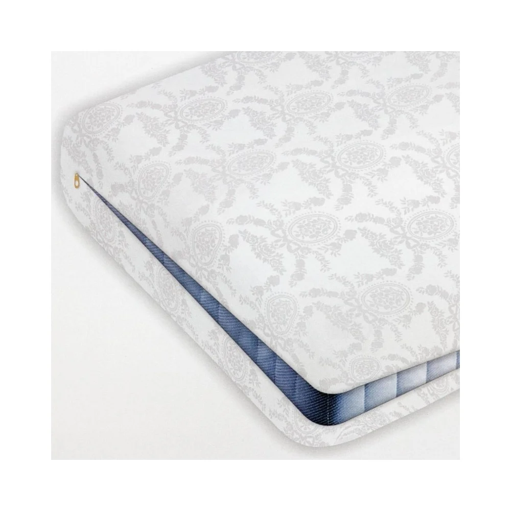 COPRI MATERASSO DAMASCATO A SACCO SALVAMATERASSO CON CERNIERA ZIP SINGOLO 90X200 - TrAdE Shop Traesio