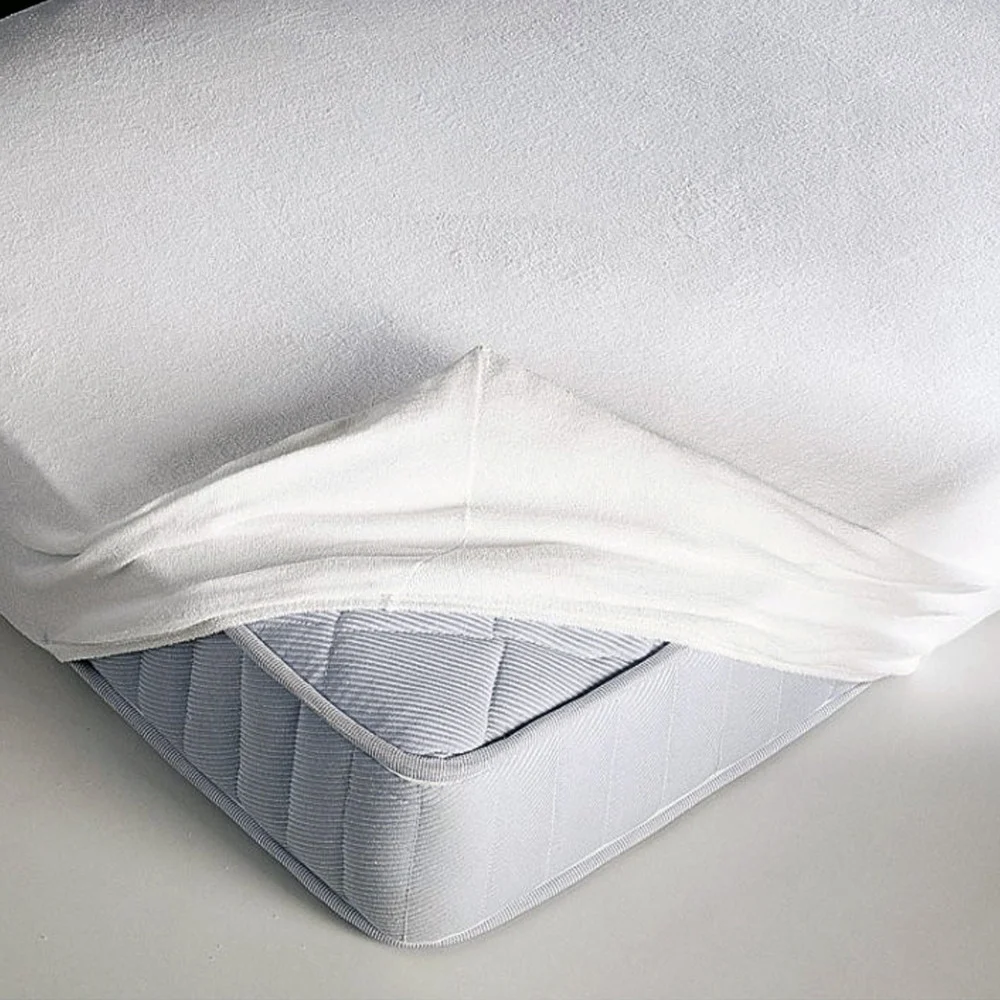 COPRI MATERASSO SINGOLO SPUGNA IDROREPELLENTE TRASPIRANTE ANGOLI 90X200+25CM - TrAdE Shop Traesio