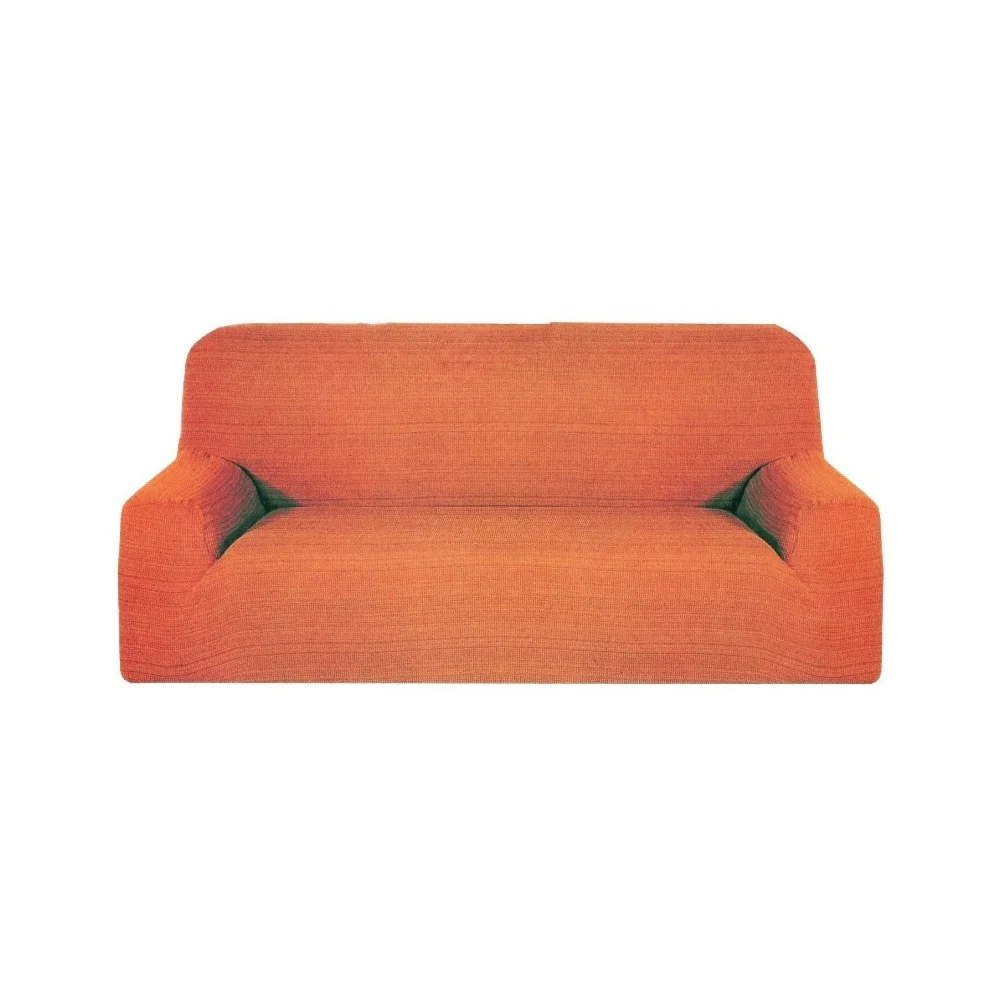 COPRIDIVANO 2 POSTI ARANCIONE MELODY ESTENDIBILE DA 110 A 150 CM ELASTICIZZATO - TrAdE Shop Traesio