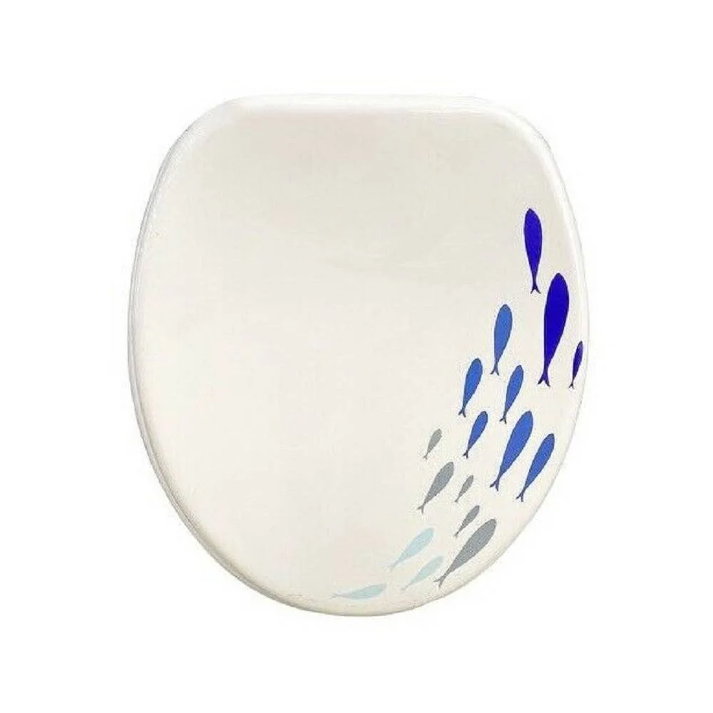 COPRIWATER COPRI WATER SEDILE WC BAGNO UNIVERSALE CERNIERE CON PESCIOLINI 59125 - Cleafe