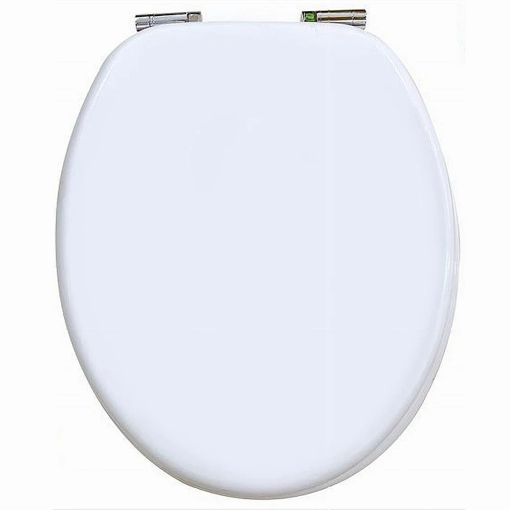 COPRIWATER COPRIVASO WC IN MDF UNIVERSALE BIANCO 45X49CM CERNIERE ACCIAIO 69008 - Cleafe