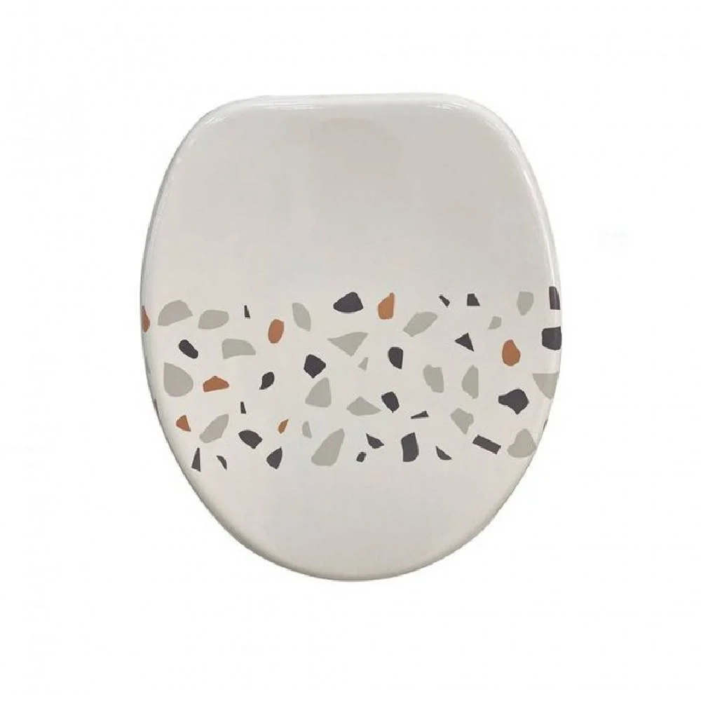 COPRIWATER MDF UNIVERSALE STAMPA FRONTE RETRO GRANIGLIA BIANCO MULTICOLORE 59124 - Cleafe