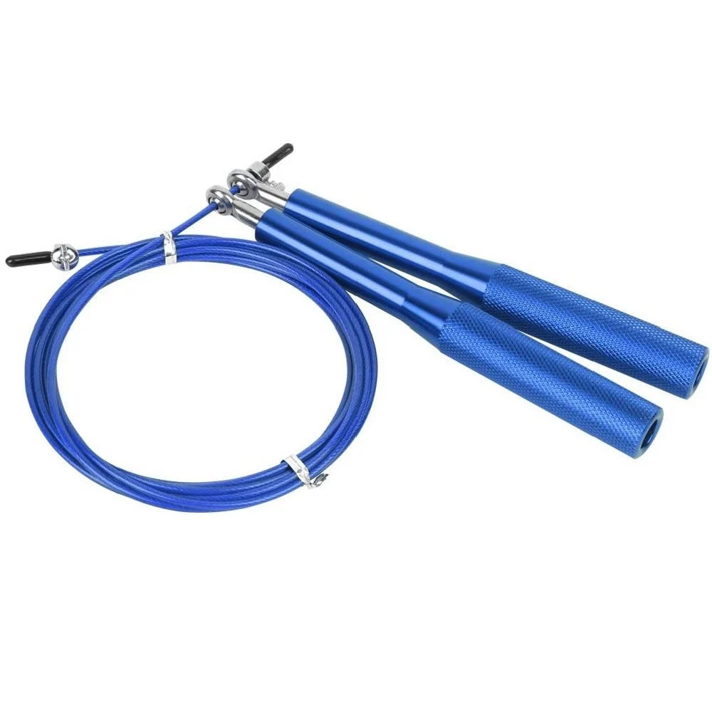 CORDA PER SALTARE 3 MT PVC LEGA DI ALLUMINO ANTISCIVOLO PORTATILE PER FITNESS - TrAdE Shop Traesio