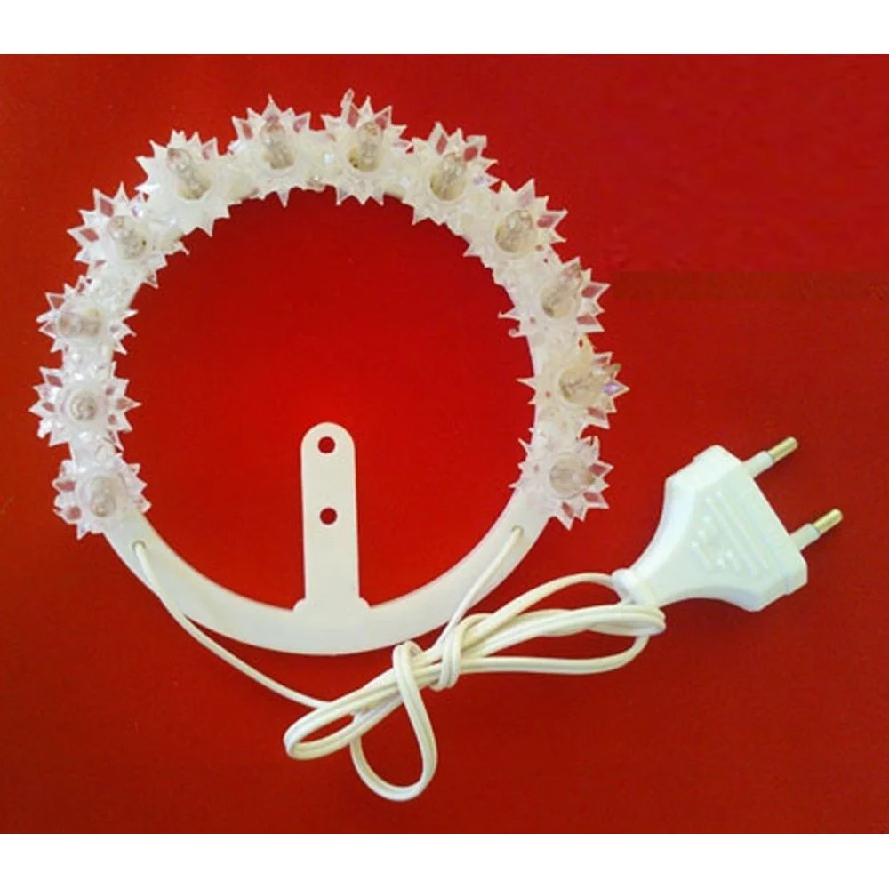 CORONCINE DECORATIVE ELETTRICHE A PISELLINI E/O A LED CORONCINA PER STATUINE - TrAdE Shop Traesio