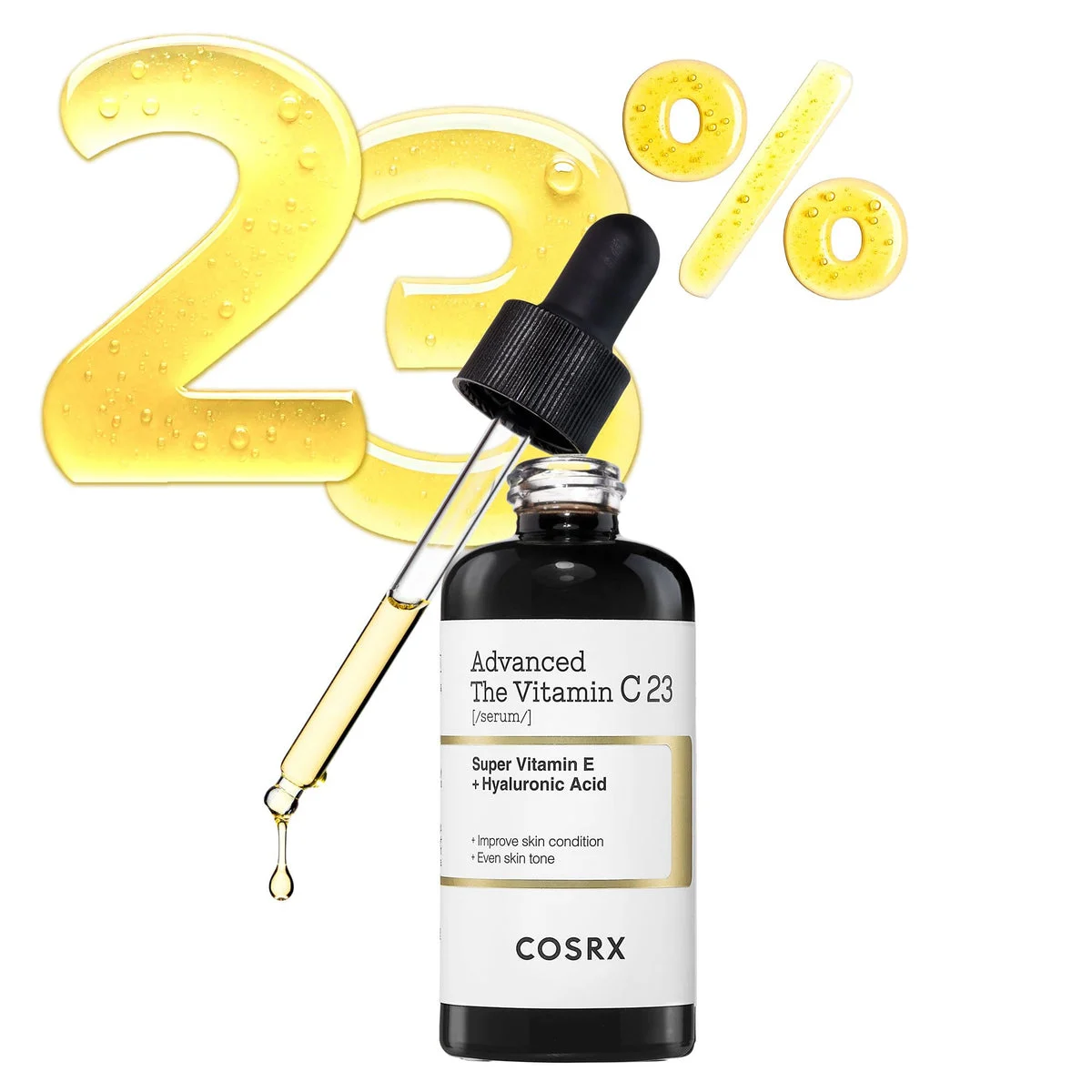 COSRX The Vitamin C 23 Serum rinnovato 20g senza odore per pori e glow - WAFUU JAPAN