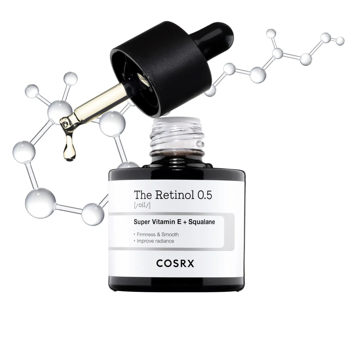 COSRX Retinol 0 5 Oil Serum 20ml with Vitamin E & Squalane - WAFUU JAPAN