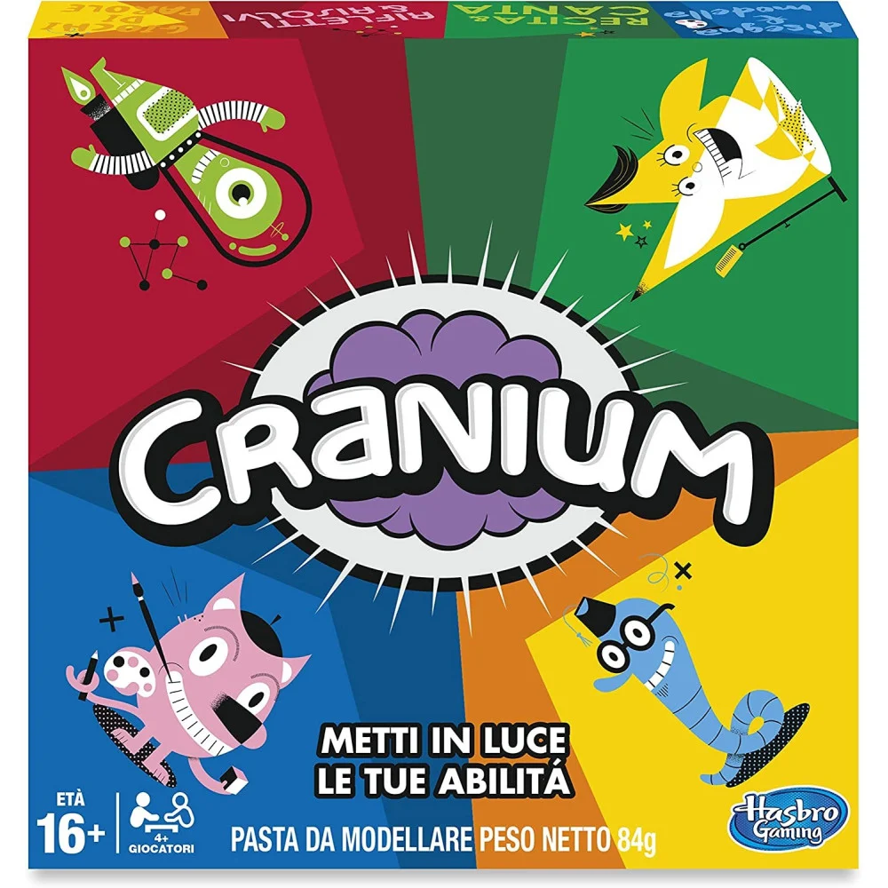 Cranium Party Game Gioco di Scienza Rompicapo società 4 e più Giocatori Hasbro - TrAdE Shop Traesio