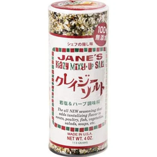 Jane's Crazy Salt Rock Salt Blend with 6 Herbs & Spices 200g