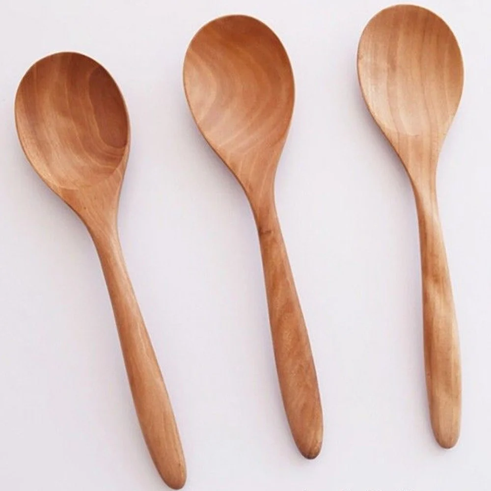 CUCCHIAINI IN LEGNO NATURALE SET 96PZ PER CAFFÈ DESSERT GELATO DOLCI MIELE ECO - TrAdE Shop Traesio