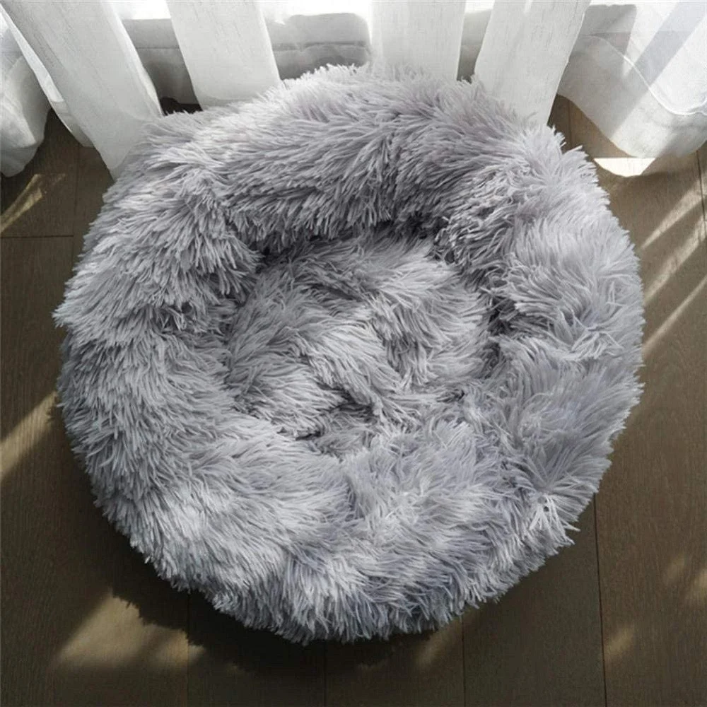 CUCCIA IN VELLUTO PELUCHE LAVABILE SUPER MORBIDA PER CANI GATTI ANIMALI DA 60 CM - TrAdE Shop Traesio