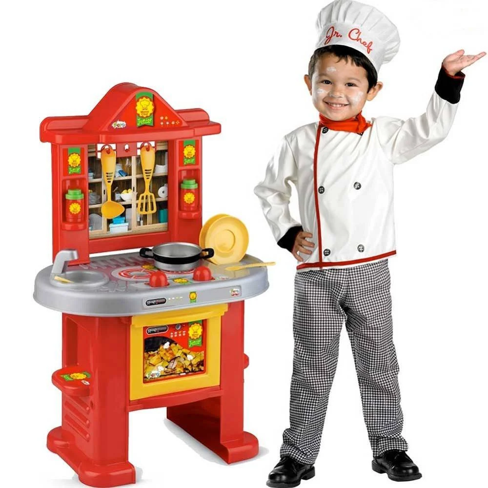 CUCINA CUOCO MR CHEF CON ACCESSORI ALTEZZA 70 CM PER BAMBINI GIOCHI GIOCATTOLO - TrAdE Shop Traesio