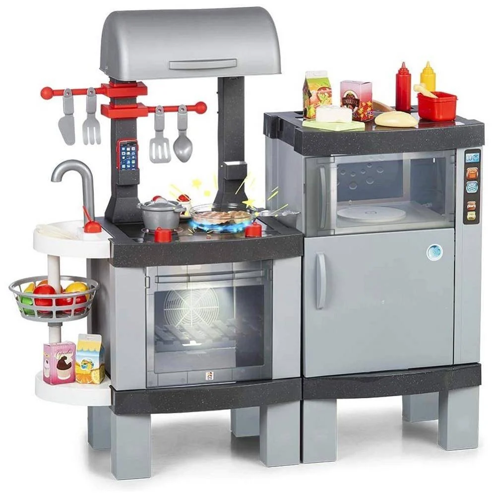 CUCINA GIOCATTOLO CON BARBECUE PER BAMBINI LUCI E SUONI E ALIMENTI CAMBIO COLORE - TrAdE Shop Traesio