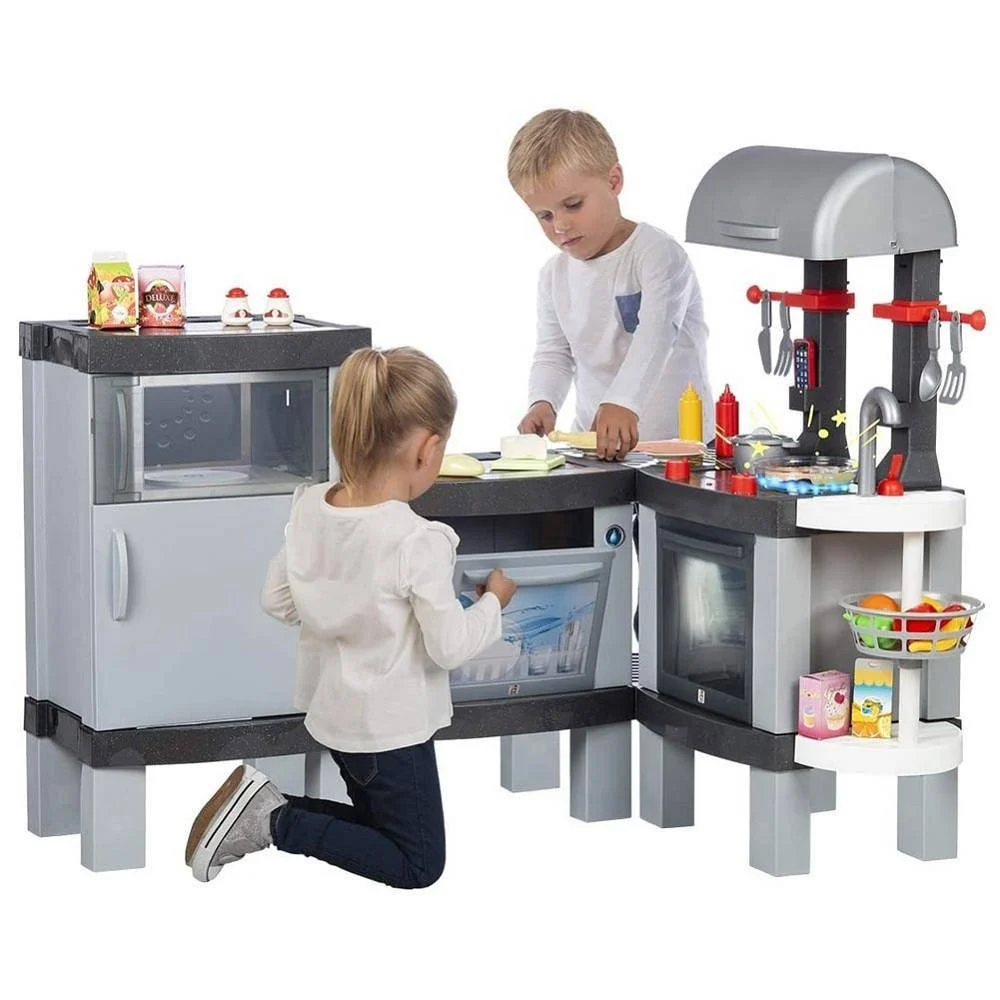 CUCINA GIOCATTOLO PER BAMBINI COOKING XL MODULABILE CON CIBI CHE CAMBIANO COLORE - TrAdE Shop Traesio