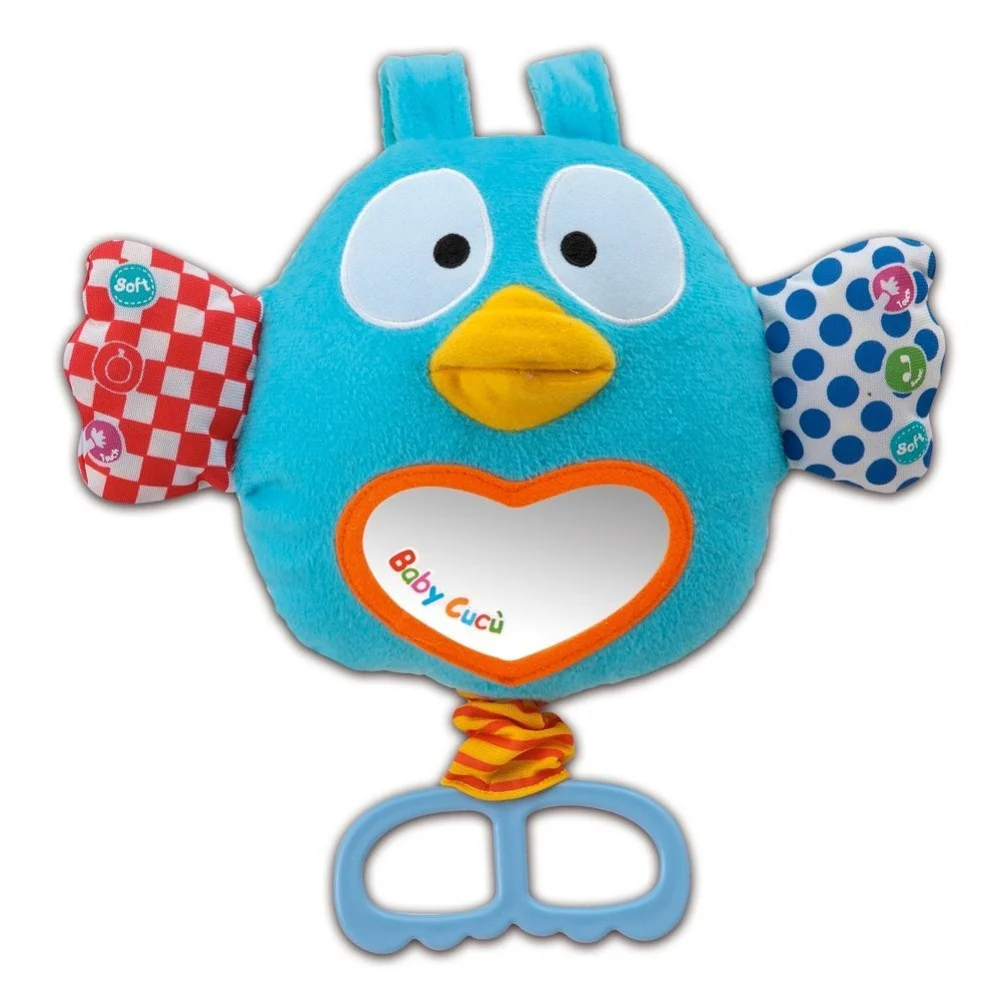 CUCU MUSICALE GUFETTO PELUCHE CON EFFETTI SONORI BONTEMPI STOFFA PLASTICA CULLA - TrAdE Shop Traesio