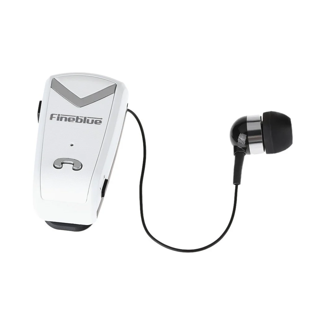 CUFFIA RETRAIBILE AURICOLARE BLUETOOTH UNIVERSALE FINEBLUE F-V2 PER SMARTPHONE