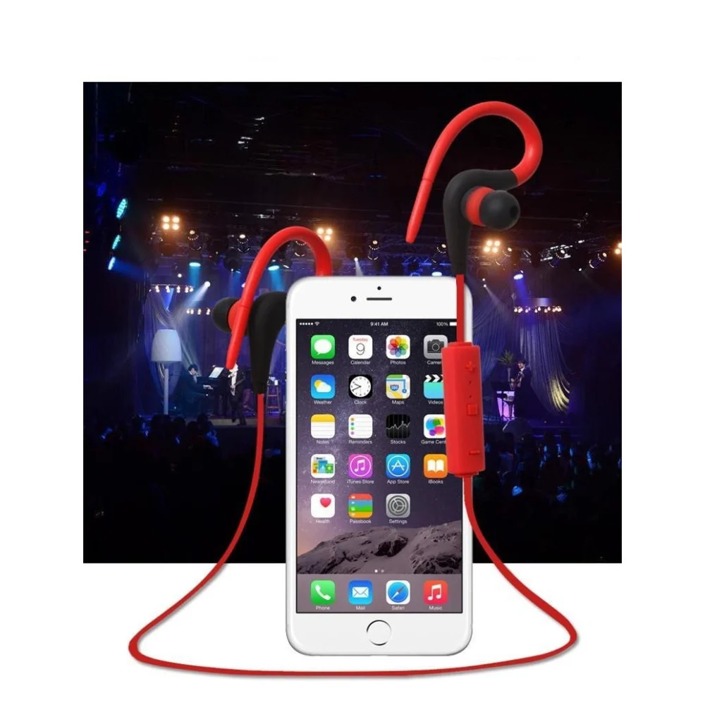 CUFFIE AURICOLARI BLUETOOTH STEREO COMPATIBILI IOS SMARTPHONE SPORT AUDIO BT1 - TrAdE Shop Traesio