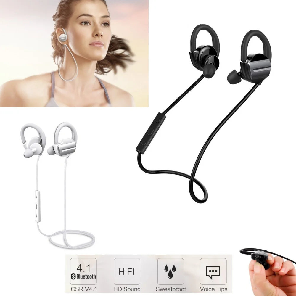 CUFFIE SPORT STEREO AUDIO AURICOLARI BLUETOOTH SENZA FILI SMARTPHONE H3 - TrAdE Shop Traesio