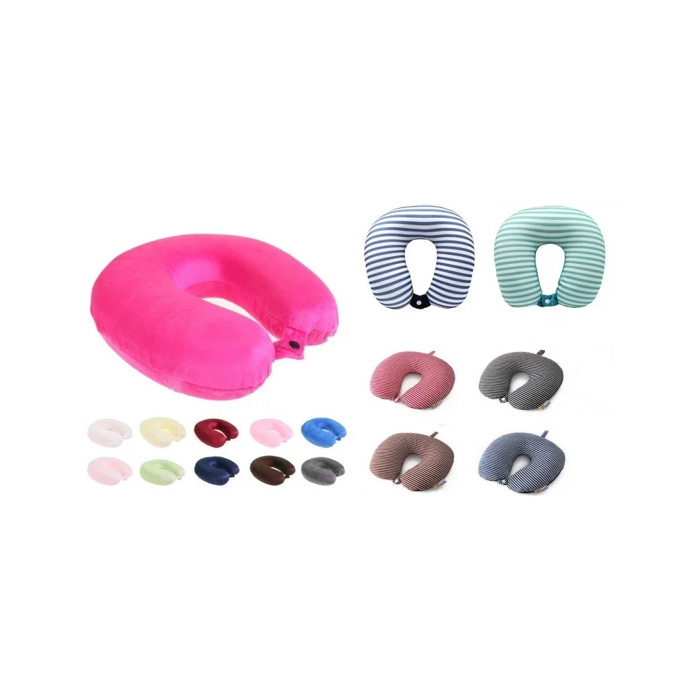 CUSCINO DA VIAGGIO AD U COLLARE CERVICALE PER IL COLLO IN MEMORY FOAM PILLOW - TrAdE Shop Traesio
