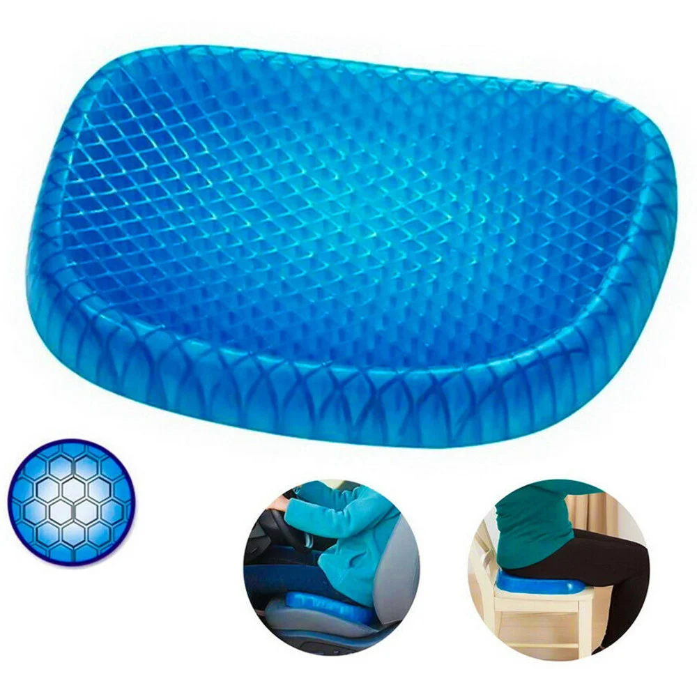 CUSCINO GEL SEDIA SEDILE NIDO D'APE COMFORT SOSTEGNO SEDUTA CORRETTA FLEX UFFICI - TrAdE Shop Traesio