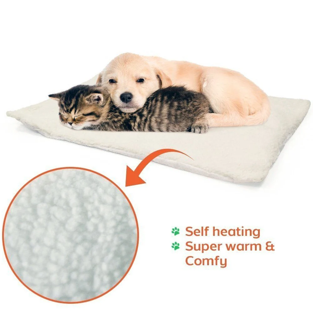 CUSCINO LETTO TAPPETO AUTO RISCALDAMENTO TERMICO SNOOZE PAD CANE GATTI SELF - TrAdE Shop Traesio