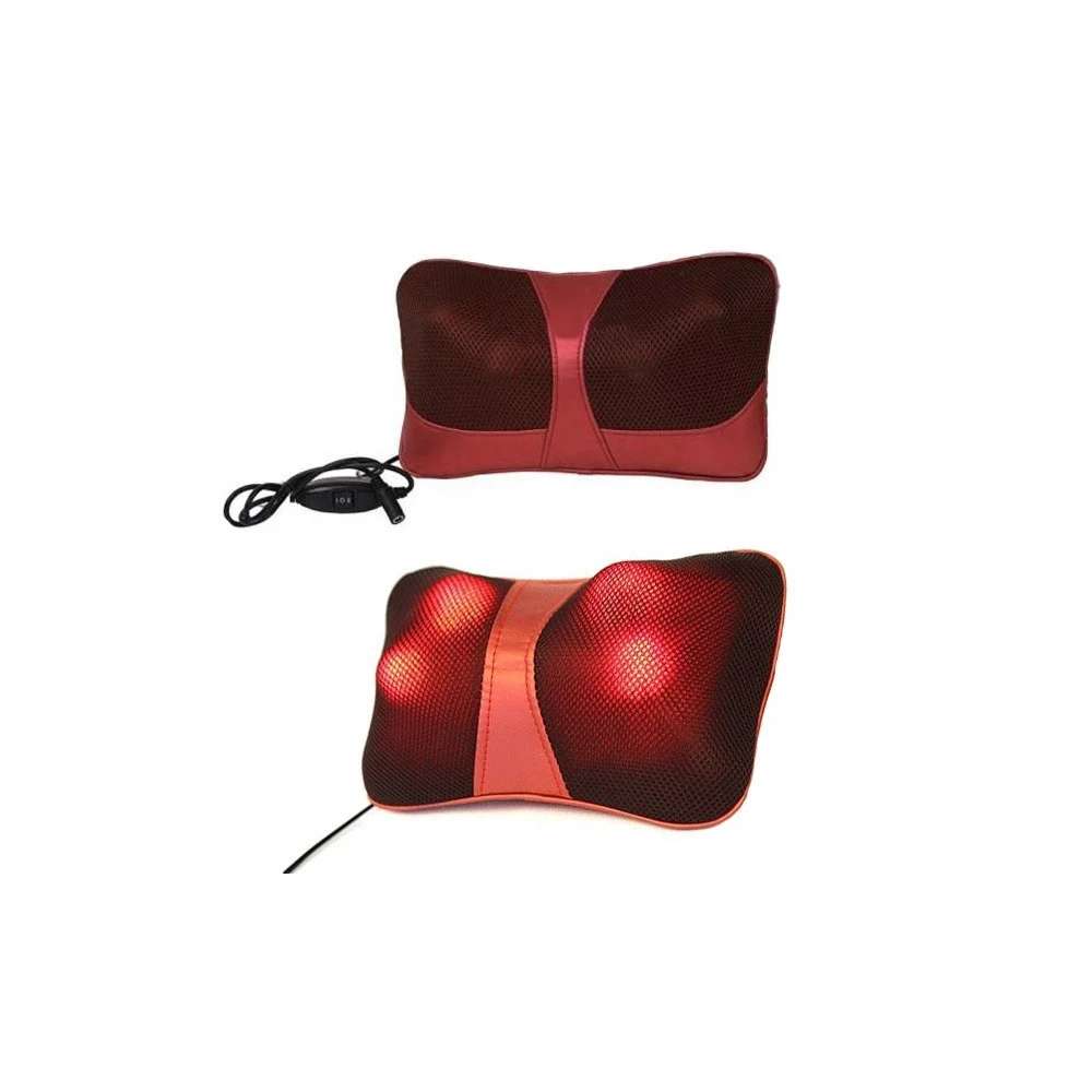 CUSCINO MASSAGGIANTE MASSAGGIATORE SHIATSU CASA AUTO INFRAROSSI COLLO RELAX SPA - TrAdE Shop Traesio