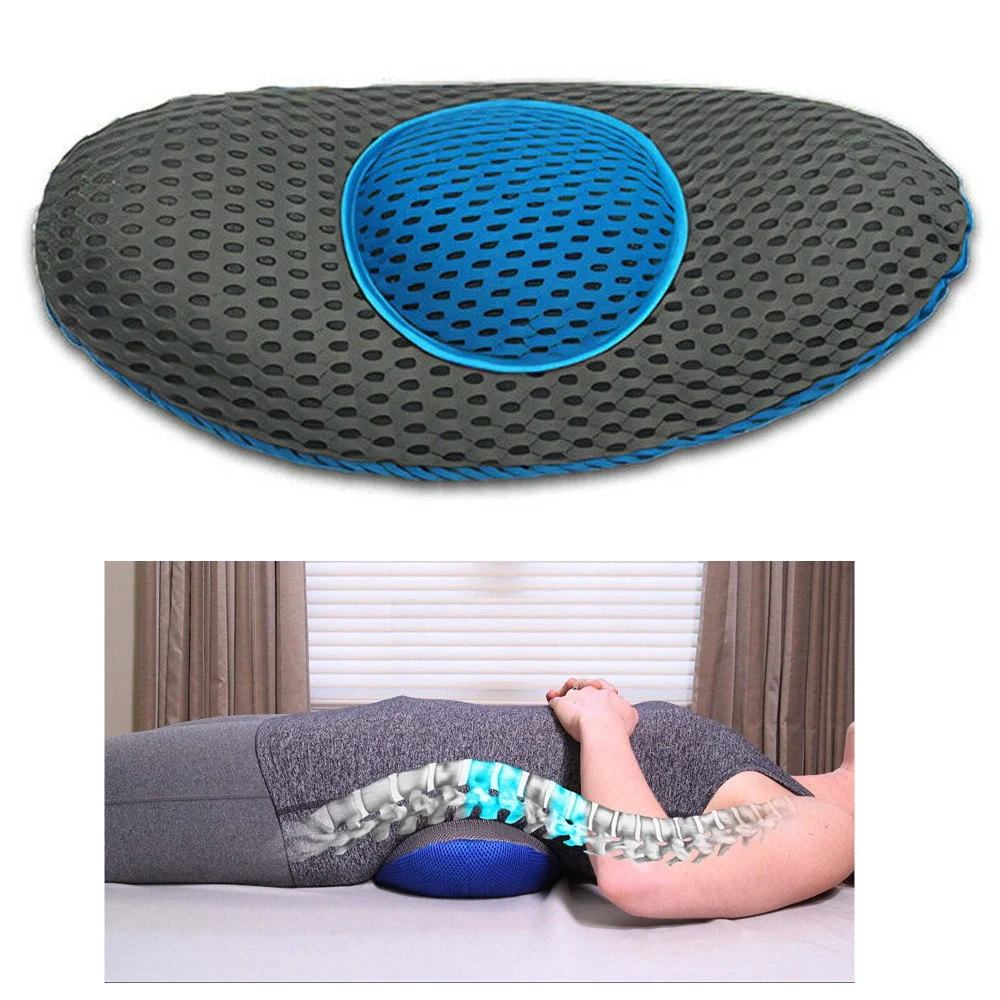 CUSCINO PER SCHIENA SUPPORTO LOMBARE MEMORY FOAM ORTOPEDICO GINOCCHIA LAVABILE - TrAdE Shop Traesio