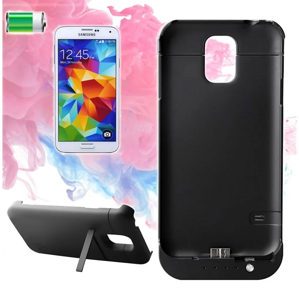 CUSTODIA COVER CON BATTERIA INTERNA X SAMSUNG GALAXY S5 CARICA BATTERIA 3800 mAh - TrAdE Shop Traesio
