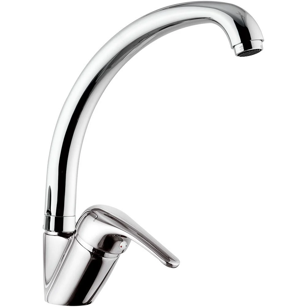 MISCELATORE RUBINETTO MONOCOMANDO LAVABO LAVELLO CUCINA CANNA ALTA MODERNO - TrAdE Shop Traesio