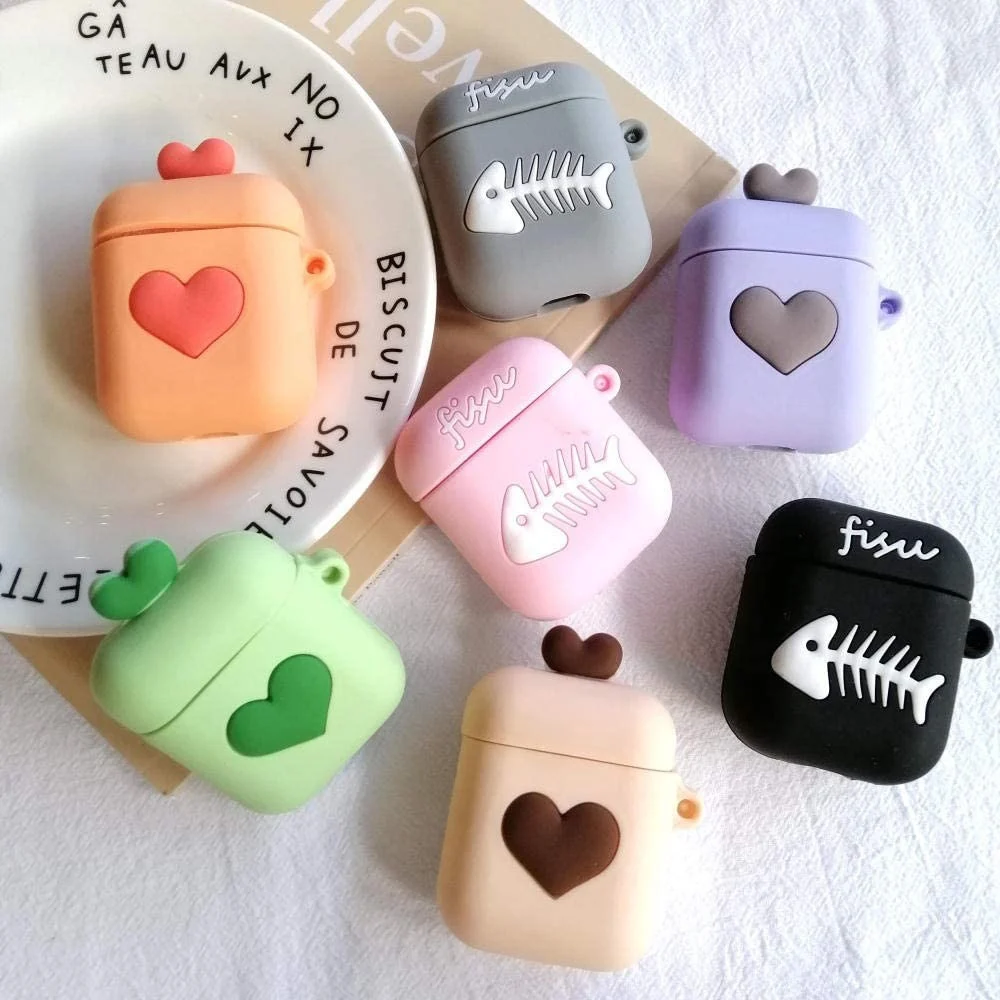 CUSTODIA PROTETTIVA PER AIRPODS 2 AURICOLARI WIRELESS IN SILICONE VARI COLORI - MaxTech