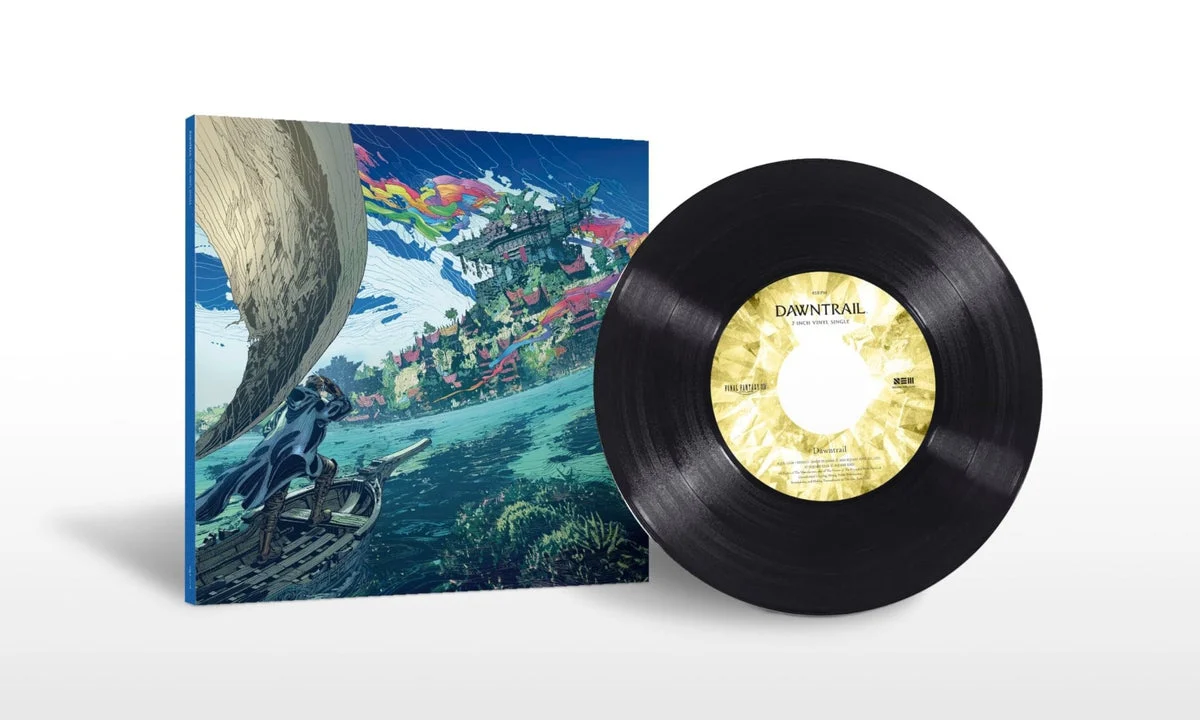 Final Fantasy XIV Dawntrail vinile singolo 7 pollici analogico SQEX-11128