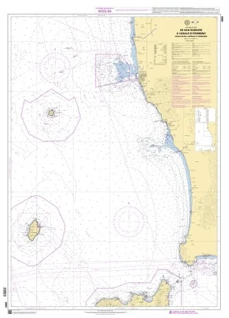 de san rossore au canal de piombino – isole d’elba, capraia et gorgona n. 6963 (2008) - Carte nautiche, da pesca…