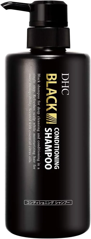 DHC Shampoo condizionante al carbone Binchotan Black 480mL