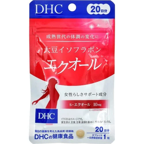 DHC Isoflavoni di Soia Equol 20 Capsule per Vitalità e Bellezza