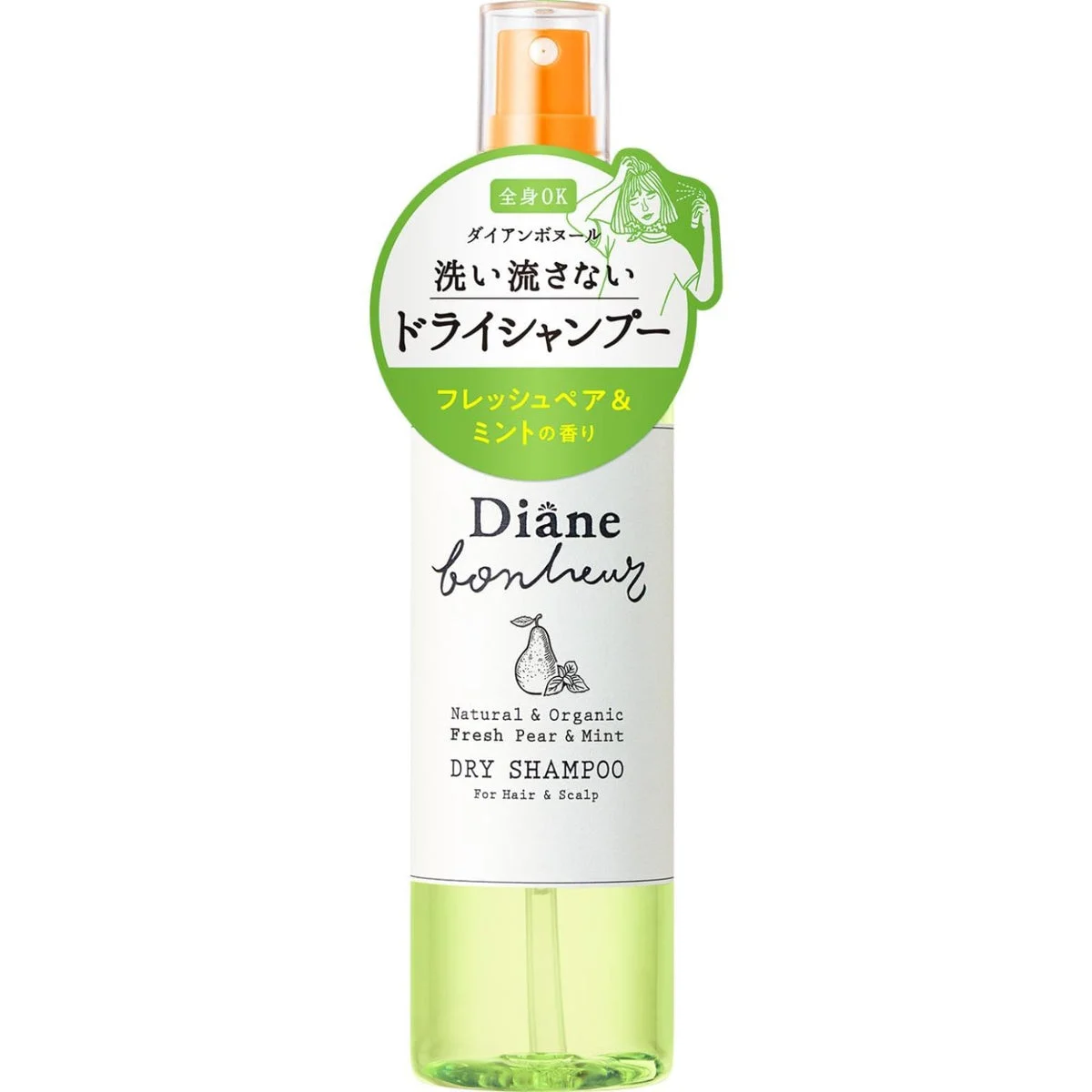 Diane Bonheur Shampoo Secco Pera Fresca & Menta 120ml