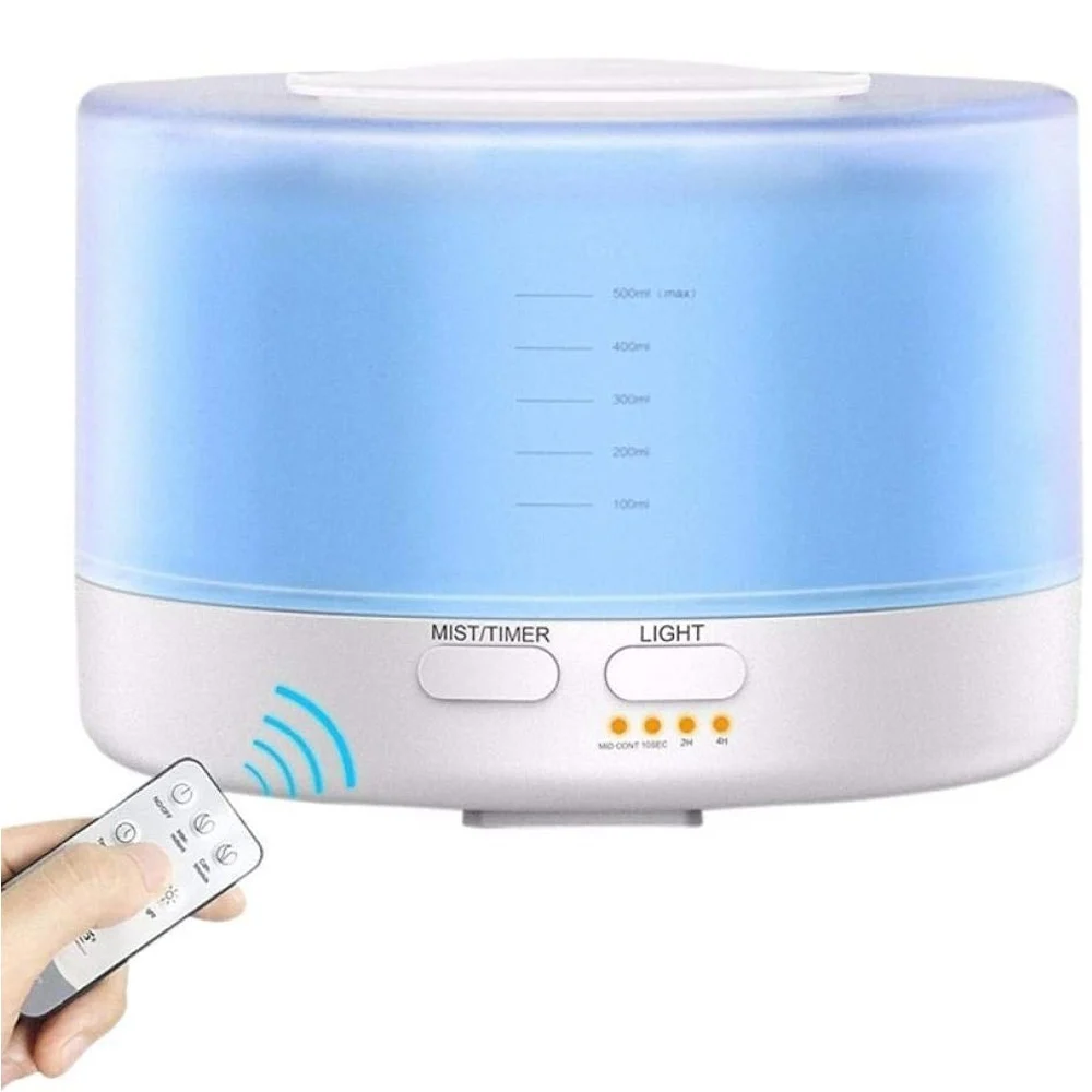 DIFFUSORE AROMI 4IN1 UMIDIFICATORE BIANCO AMBIENTE RGB AROMATERAPIA ULTRASUONI - TrAdE Shop Traesio