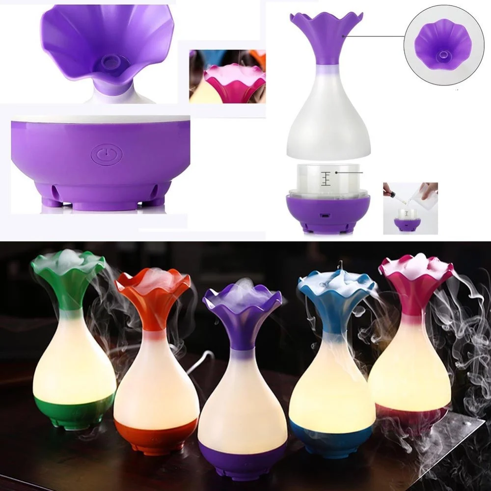 DIFFUSORE PER AMBIENTE USB VAPORE PROFUMO CASA A LED OLIO PROFUMATO AROMATERAPIA - TrAdE Shop Traesio