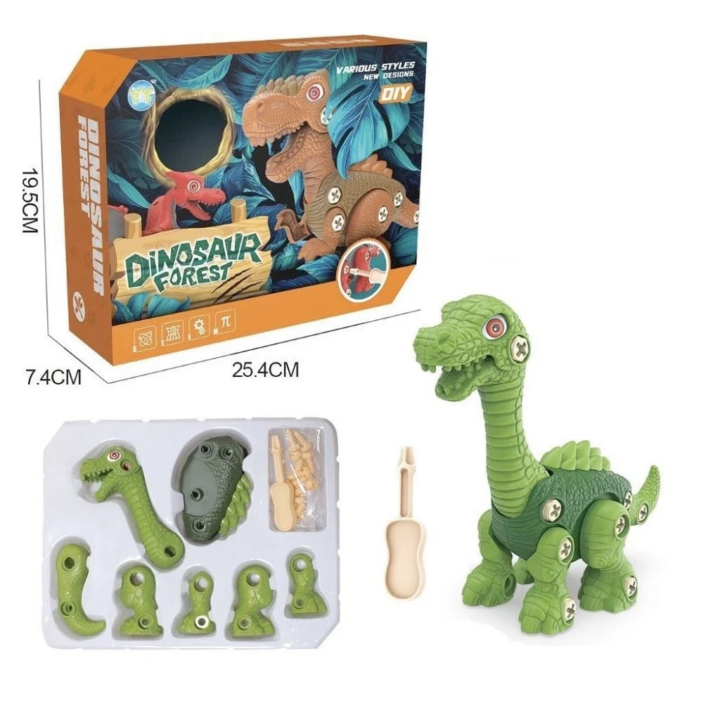 DINOSAURO GIOCATTOLO DA ASSEMBLARE DINOSAURI COSTRUZIONE CACCIAVITI PER BAMBINI - TrAdE Shop Traesio