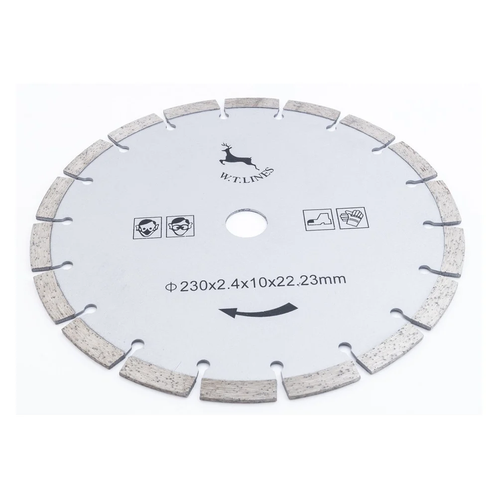 DISCO DIAMANTATO TAGLIO MARMO CEMENTO MATTONI PIETRA SEGA CIRCOLARE Ø230mm - TrAdE Shop Traesio